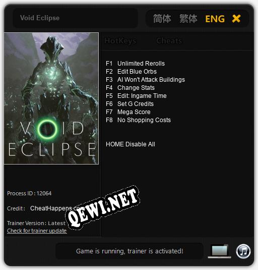 Void Eclipse: Трейнер +8 [v1.7]