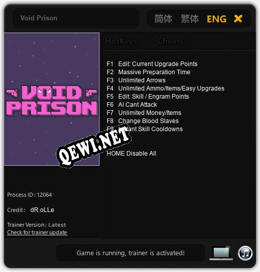 Void Prison: Читы, Трейнер +9 [dR.oLLe]