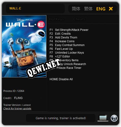 WALL-E: Читы, Трейнер +5 [dR.oLLe]