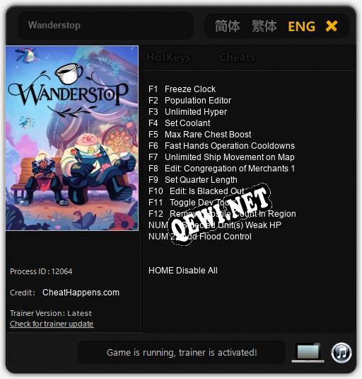 Wanderstop: Читы, Трейнер +14 [CheatHappens.com]