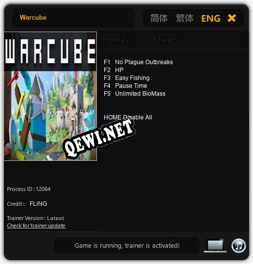 Трейнер для Warcube [v1.0.6]