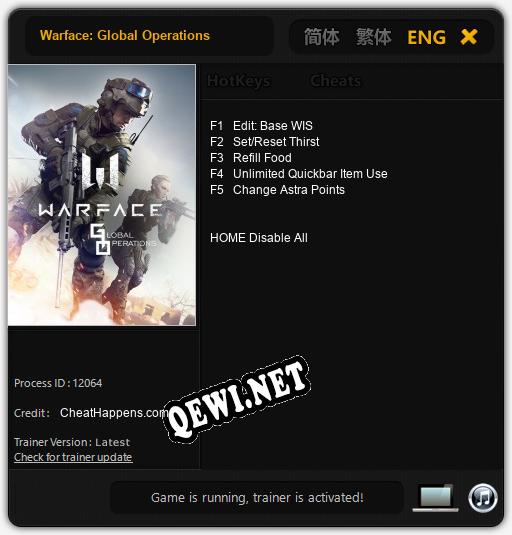Warface: Global Operations: Трейнер +5 [v1.4]