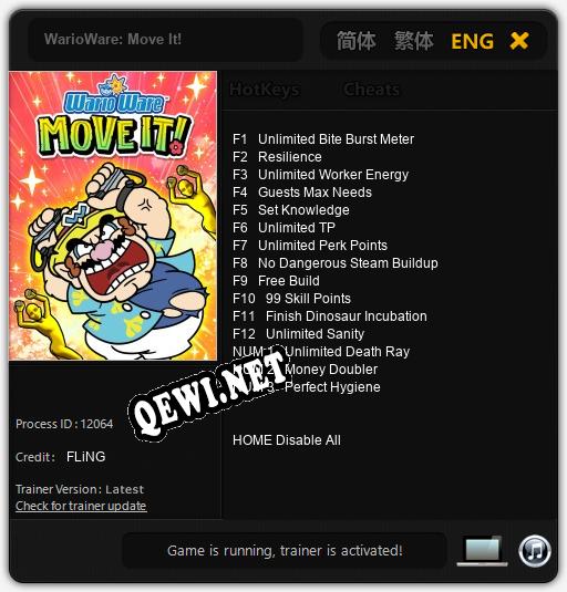 WarioWare: Move It!: ТРЕЙНЕР И ЧИТЫ (V1.0.73)