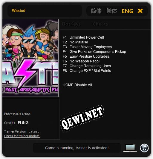 Wasted: ТРЕЙНЕР И ЧИТЫ (V1.0.63)