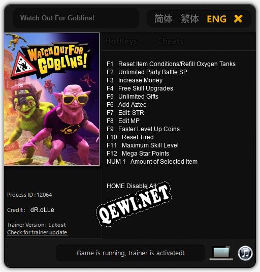 Watch Out For Goblins!: Трейнер +13 [v1.2]
