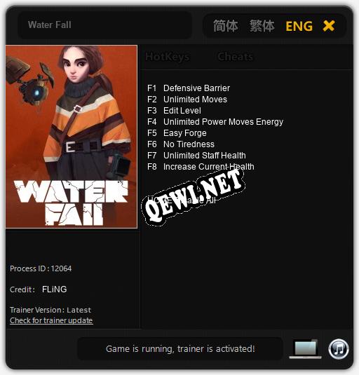 Трейнер для Water Fall [v1.0.8]