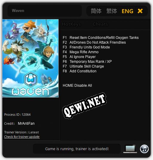 Трейнер для Waven [v1.0.4]
