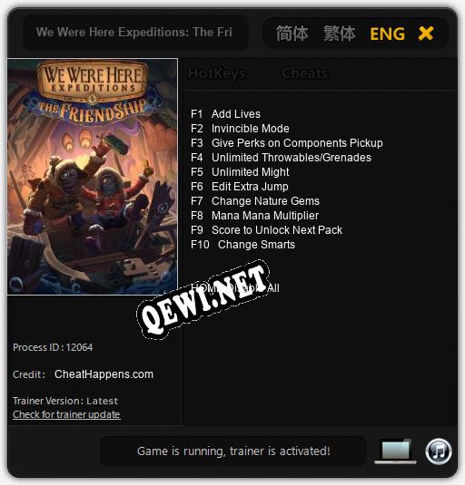 We Were Here Expeditions: The FriendShip: Трейнер +10 [v1.5]