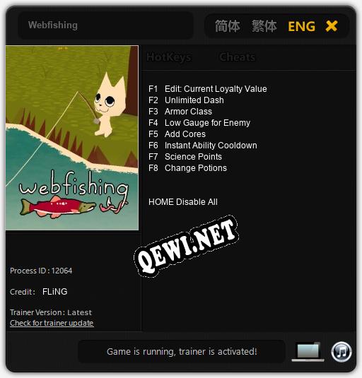 Webfishing: Читы, Трейнер +8 [FLiNG]