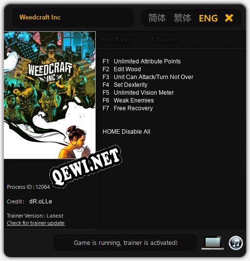 Weedcraft Inc: ТРЕЙНЕР И ЧИТЫ (V1.0.60)