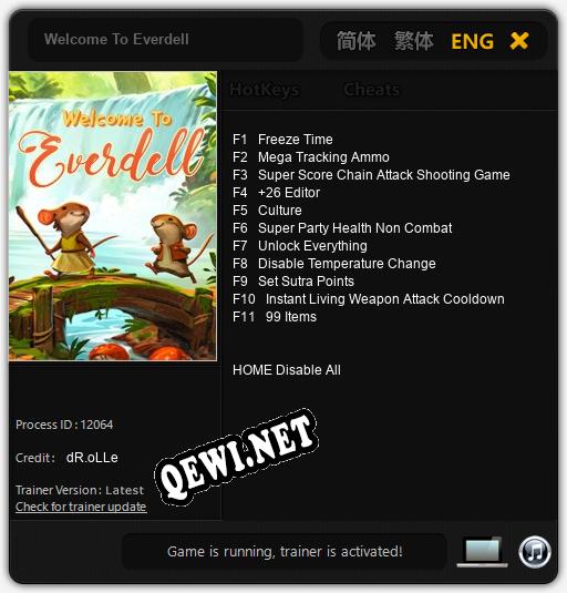 Welcome To Everdell: Читы, Трейнер +11 [dR.oLLe]