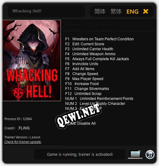 Whacking Hell!: Трейнер +15 [v1.8]