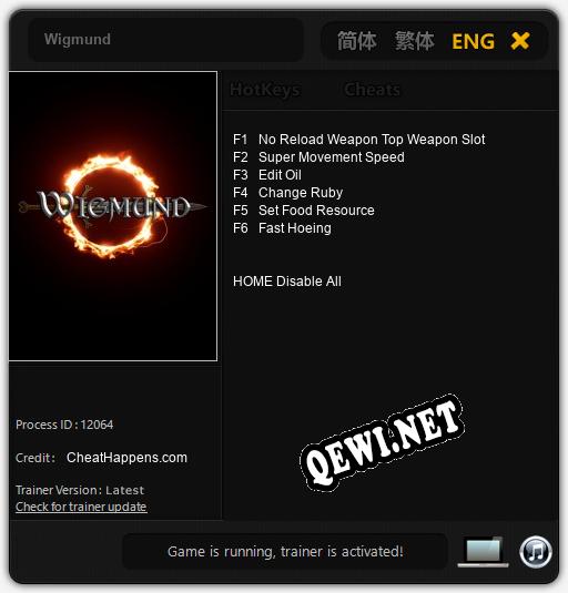 Wigmund: Читы, Трейнер +6 [CheatHappens.com]