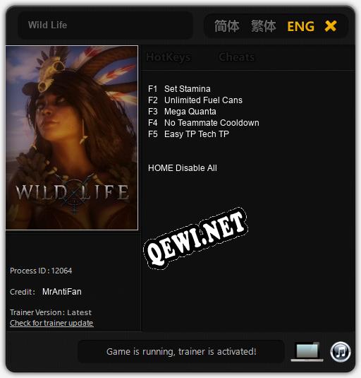 Wild Life: Читы, Трейнер +5 [MrAntiFan]