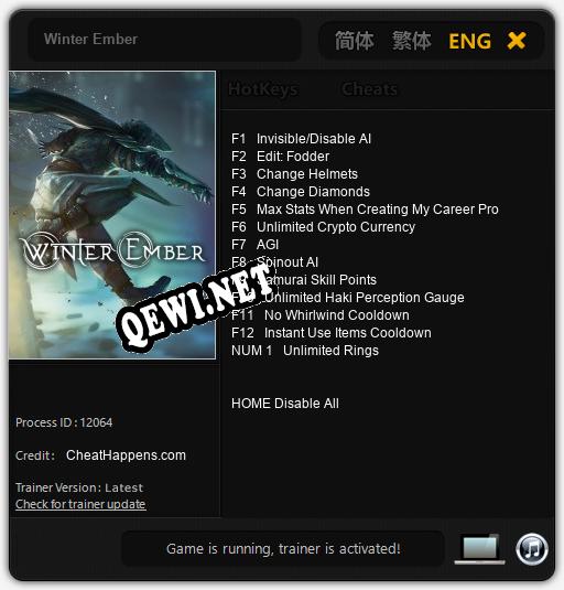 Трейнер для Winter Ember [v1.0.1]