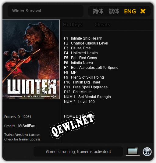 Winter Survival: ТРЕЙНЕР И ЧИТЫ (V1.0.79)