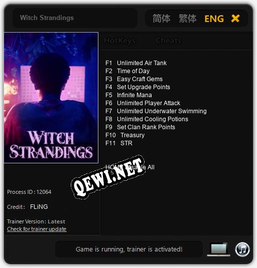 Witch Strandings: Трейнер +11 [v1.8]