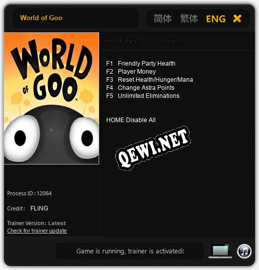 World of Goo: Трейнер +5 [v1.8]