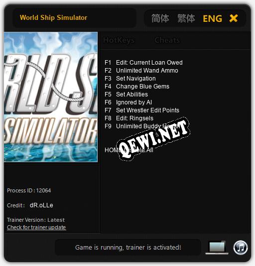 World Ship Simulator: Трейнер +9 [v1.3]