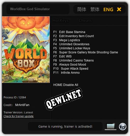 WorldBox God Simulator: Читы, Трейнер +11 [MrAntiFan]