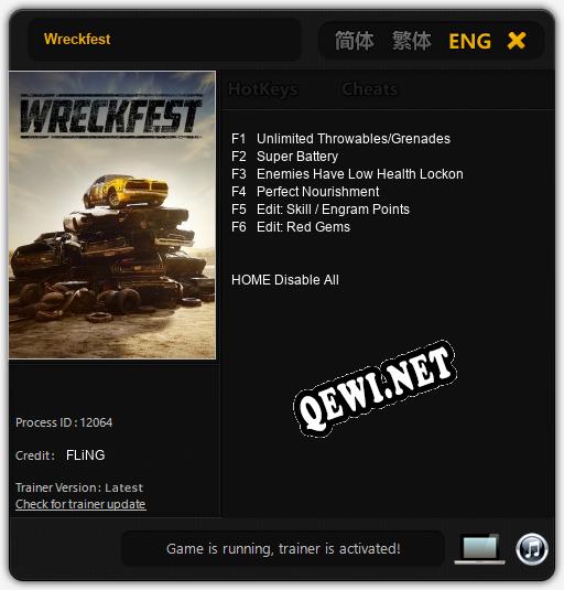 Wreckfest: ТРЕЙНЕР И ЧИТЫ (V1.0.46)