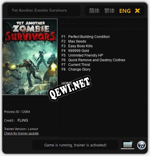 Yet Another Zombie Survivors: ТРЕЙНЕР И ЧИТЫ (V1.0.54)