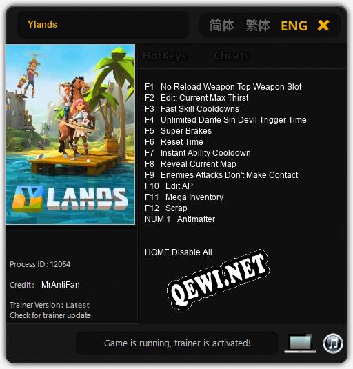 Ylands: Трейнер +13 [v1.7]