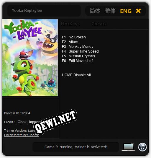 Yooka-Replaylee: Читы, Трейнер +6 [CheatHappens.com]