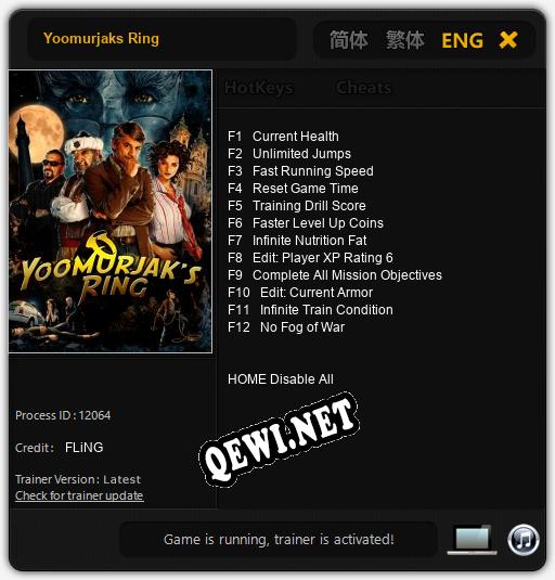 Yoomurjaks Ring: ТРЕЙНЕР И ЧИТЫ (V1.0.14)