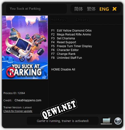 Трейнер для You Suck at Parking [v1.0.4]