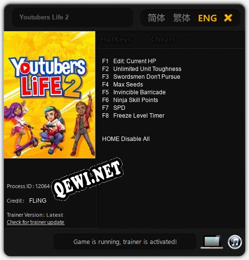 Youtubers Life 2: Читы, Трейнер +8 [FLiNG]