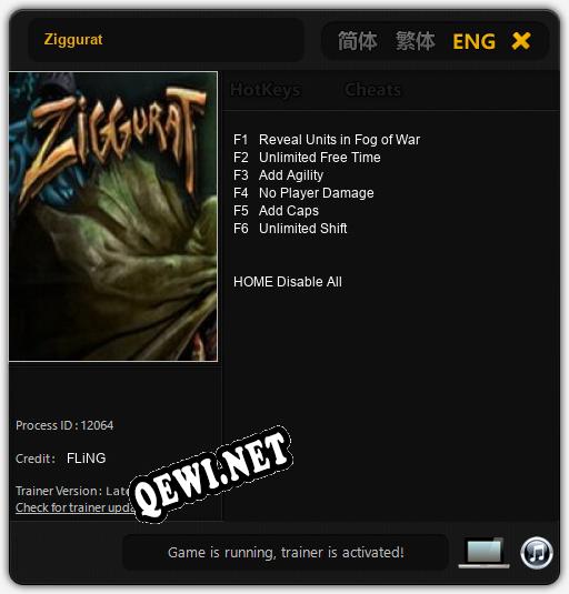 Ziggurat: Читы, Трейнер +6 [FLiNG]