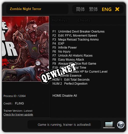 Zombie Night Terror: Читы, Трейнер +14 [FLiNG]