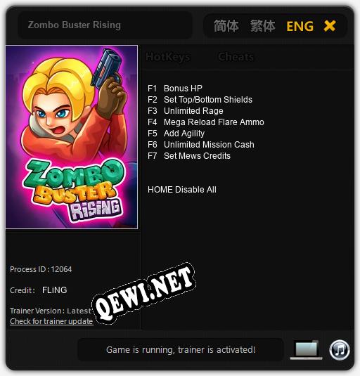 Zombo Buster Rising: ТРЕЙНЕР И ЧИТЫ (V1.0.78)