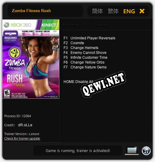 Zumba Fitness Rush: ТРЕЙНЕР И ЧИТЫ (V1.0.87)